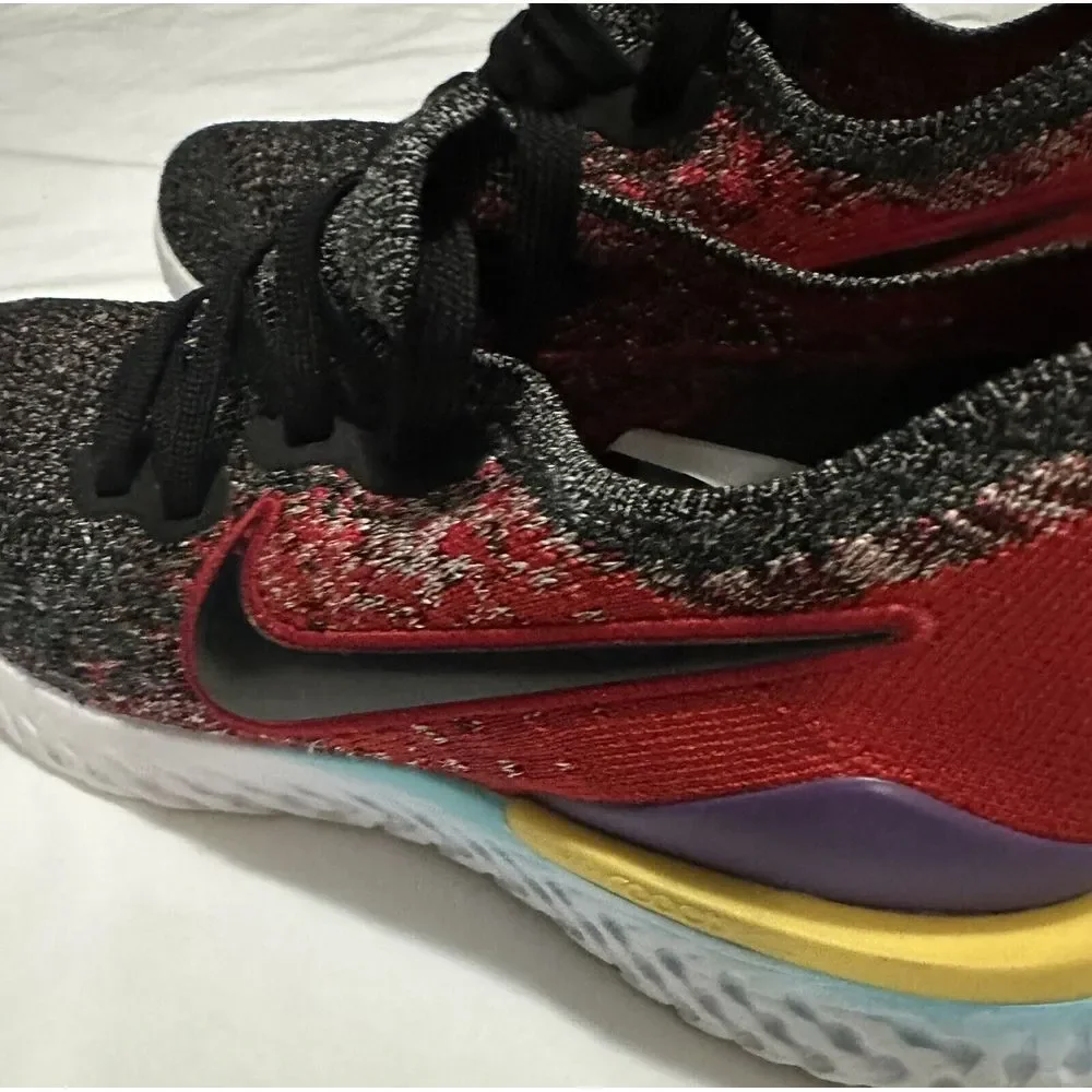 Nike Epic‎ React Flyknit 2 GS Black/Hyper Jade AQ3243-007 Kids Size 3.5